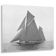 Load image into Gallery viewer, Digitally Restored and Enhanced 1901 Constitution Columbia Yacht Print - Americas Cup Defender Trials Gilded Age Sailing - Herreshoff - Archival Print

