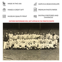 Cargar imagen en el visor de la galería, Digitally Restored and Enhanced 1926 New York Yankees Team Print - Babe Ruth Lou Gehrig Golden Age Baseball - Dynasty Foundation - Archival Print
