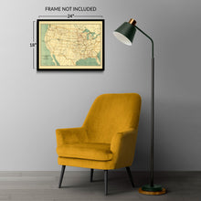 Cargar imagen en el visor de la galería, Digitally Restored and Enhanced 1892 United States Land Grant Railroad Map - Western Expansion Cartography - Gilded Age Transportation - Historical Document
