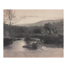 Load image into Gallery viewer, Digitally Restored and Enhanced 1900 Sun Rise on the Umatilla Print - Indigenous Oregon Tipi Columbia Plateau - Reservation Heritage - Archival Print

