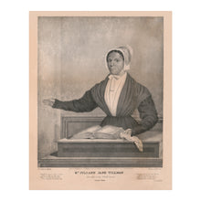Cargar imagen en el visor de la galería, Digitally Restored and Enhanced 1844 Juliann Jane Tillman Portrait - AME Church Preacher - Philadelphia Antebellum Religious Leader - Archival Print
