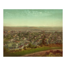 Load image into Gallery viewer, Digitally Restored and Enhanced 1901 Portland Mt. Hood Print - Oregon Cityscape Willamette River - City of Roses Pacific Northwest - Archival Print
