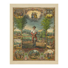 Cargar imagen en el visor de la galería, Digitally Restored and Enhanced 1873 Gift for the Grangers Print - National Grange Farmers Movement - Gilded Age Agriculture - Archival Print

