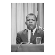 Load image into Gallery viewer, Digitally Restored and Enhanced 1964 John Lewis Print - Civil Rights Leader SNCC Chairman Portrait - Conscience of Congress - Archival Print
