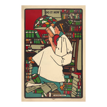 Cargar imagen en el visor de la galería, Digitally Restored and Enhanced 1909 Dig Poster - Sadie Wendell Mitchell Womens Education - Progressive Era College Girls Will Be Girls - Archival Print
