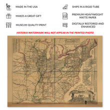 Load image into Gallery viewer, Digitally Restored and Enhanced 1871 Eastern United States Railroad Map - Reconstruction Era Cartography - Industrial Transportation Network - Archival Print
