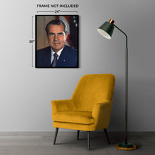 Cargar imagen en el visor de la galería, Digitally Restored and Enhanced Richard M Nixon 37th President of the United States Official Portrait Photo Print Poster
