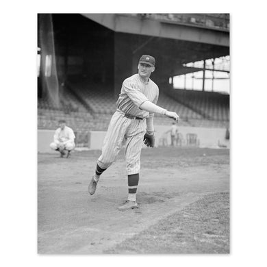 Digitally Restored and Enhanced 1924 Walter Johnson Photo Print - Vintage Photo of Washington Senators Baseball Player Walter Johnson Poster Wall Art