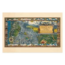 Cargar imagen en el visor de la galería, Digitally Restored and Enhanced 1932 Oregon Trail Map Poster - Vintage Map of The Oregon Trail Wall Art Print - Oregon Trail History Map
