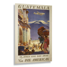 Cargar imagen en el visor de la galería, Digitally Restored and Enhanced 1938 Guatemala Vintage Airline Travel Poster - Golden Age Central America Aviation - Museum-Quality Print

