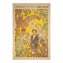 Load image into Gallery viewer, Digitally Restored and Enhanced 1896 Salon des Cent Paris Self Portrait Exhibition Poster - Art Nouveau Era - Belle Epoque Art - Archival Reproduction
