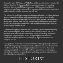 Load image into Gallery viewer, Digitally Restored and Enhanced 1938 Boston Index of American Design WPA Federal Art Project Poster - Depression Era Art Deco - Archival Reproduction
