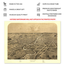 Cargar imagen en el visor de la galería, Digitally Restored and Enhanced 1868 Ypsilanti Michigan Map Poster - Vintage Map of Michigan State Wall Art - Old Map of Ypsilanti Washtenaw County Michigan Poster Print
