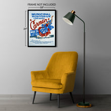 Load image into Gallery viewer, Digitally Restored and Enhanced 1936 Long Beach California Carmen Opera WPA Federal Art Project Poster - Depression Era Art Deco - Archival Reproduction
