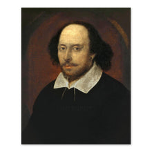 Cargar imagen en el visor de la galería, Digitally Restored and Enhanced 1610 William Shakespeare Photo Print - Vintage William Shakespeare Portrait Photo - Poet William Shakespeare Poster
