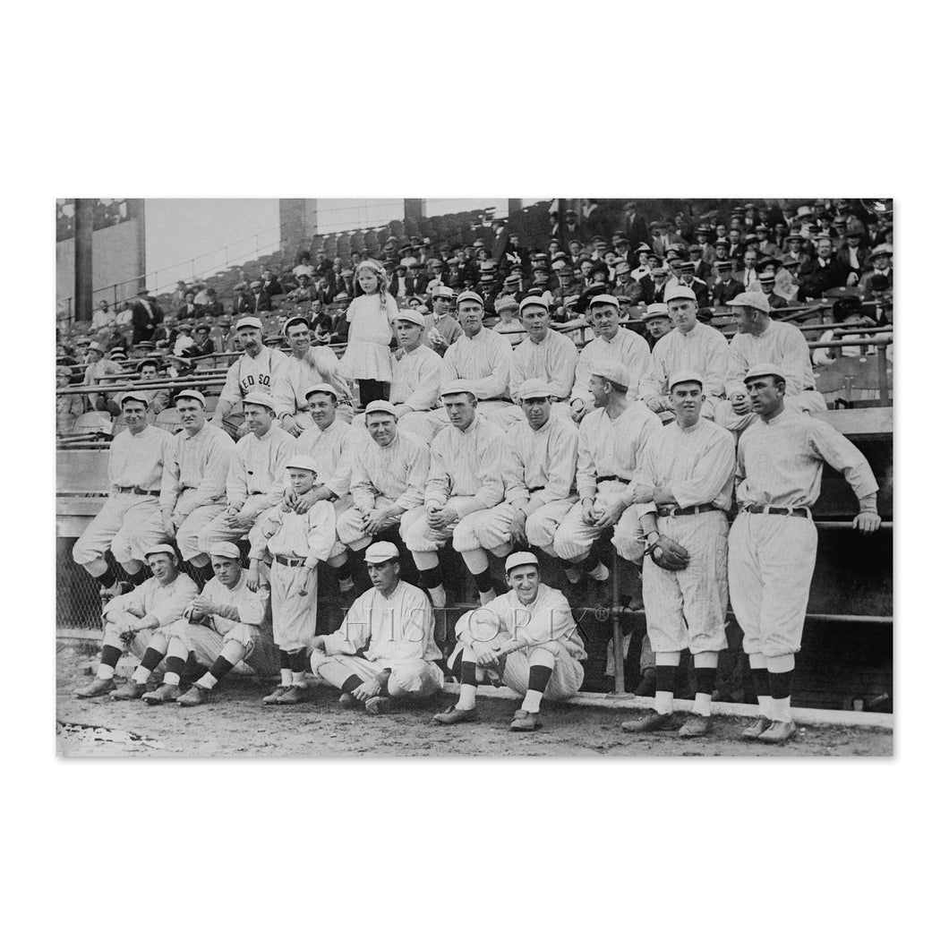 Digitally Restored and Enhanced 1912 Boston Red Sox Photo Print - Vintage Photo of Boston Red Sox World Series Poster - Old Major League Baseball Wall Art