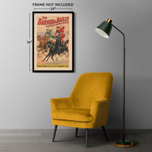 Cargar imagen en el visor de la galería, Digitally Restored and Enhanced 1900 Barnum &amp; Bailey Circus Poster - Roman Standing Races Hippodrome Track - Victorian Equestrian - Archival Print
