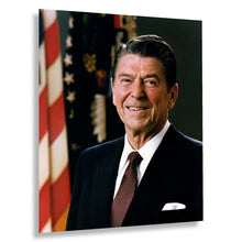 Cargar imagen en el visor de la galería, Digitally Restored and Enhanced Ronald Reagan 40th President of the United States Official Portrait Photo Print Poster
