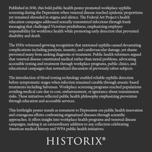 Load image into Gallery viewer, Digitally Restored and Enhanced 1936 Find Syphilis Blood Test WPA Federal Art Project Public Health Poster - Depression Era Art Deco - Archival Reproduction

