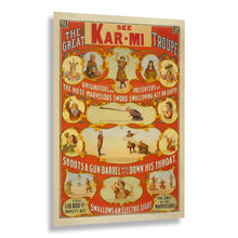 Cargar imagen en el visor de la galería, 1900 Great Victorina Troupe Poster - Vaudeville Originators - Golden Age Variety Theater - Archival Print
