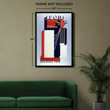 Cargar imagen en el visor de la galería, Digitally Restored and Enhanced 1936 Forum Educational Discussion Poster - WPA Federal Art Project - Depression Era Public Education - Historical Document Print
