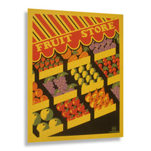 Cargar imagen en el visor de la galería, Digitally Restored and Enhanced 1936 Lincoln Nebraska Fruit Store FSA Photo - Farm Security Administration - Depression Era Photography - Archival Print
