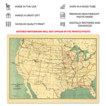 Cargar imagen en el visor de la galería, Digitally Restored and Enhanced 1892 United States Land Grant Railroad Map - Western Expansion Cartography - Gilded Age Transportation - Historical Document
