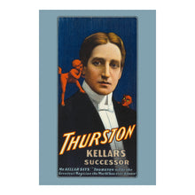 Cargar imagen en el visor de la galería, Digitally Restored and Enhanced 1908 Thurston Magician Poster - Kellars Successor - Vaudeville Golden Age Theater Magic - Archival Print
