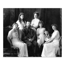 Load image into Gallery viewer, Digitally Restored and Enhanced 1913 Russian Imperial Family Photo Print - Vintage Photo of House of Romanov Poster - Old Wall Art Photo of Nicholas II
