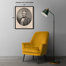 Cargar imagen en el visor de la galería, Digitally Restored and Enhanced 1850 Millard Fillmore 13th President Portrait - Antebellum Presidential Photography - Political History - Museum-Quality Print
