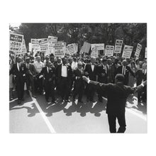 Cargar imagen en el visor de la galería, Digitally Restored and Enhanced 1963 Civil Rights Leaders Photo Print - The Head of The Civil Rights Marching on Washington DC Poster Wall Art Photo
