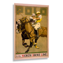 Load image into Gallery viewer, Digitally Restored and Enhanced 1923 Chicago Polo Vintage Sports Poster - Jazz Age Art Deco Athletic Art - Roaring Twenties Equestrian - Museum-Quality Print
