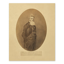 Cargar imagen en el visor de la galería, Digitally Restored and Enhanced 1859 John Brown Portrait Photo Print - Vintage Photo of American Abolitionist Movement Leader John Brown Poster Wall Art
