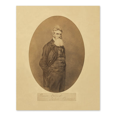 Digitally Restored and Enhanced 1859 John Brown Portrait Photo Print - Vintage Photo of American Abolitionist Movement Leader John Brown Poster Wall Art