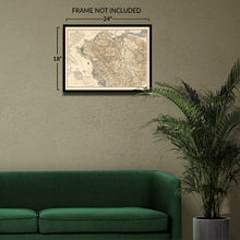 Load image into Gallery viewer, Digitally Restored and Enhanced 1894 Alameda &amp; Contra Costa Map Print - Old Map of Alameda and Contra Costa County San Francisco California Wall Art Poster
