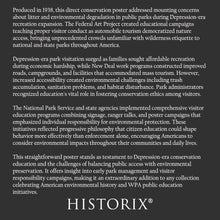 Load image into Gallery viewer, Digitally Restored and Enhanced 1938 Keep the Park Clean Ohio State Parks WPA Federal Art Project Poster - Depression Era Art Deco - Archival Reproduction
