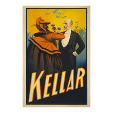 Cargar imagen en el visor de la galería, Digitally Restored and Enhanced 1899 Kellar Magician Poster - Dean of Magicians - Victorian Golden Age Theater Magic - Archival Print
