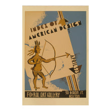 Load image into Gallery viewer, Digitally Restored and Enhanced 1938 Boston Index of American Design WPA Federal Art Project Poster - Depression Era Art Deco - Archival Reproduction
