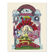 Load image into Gallery viewer, Digitally Restored and Enhanced 1971 Led Zeppelin Poster Matte - Vintage Poster of Led Zeppelin United Kingdom Concert Tour - Led Zeppelin Wall Art Poster
