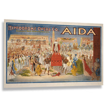 Load image into Gallery viewer, Digitally Restored and Enhanced 1908 Aida Opera Verdi Egyptian Art Nouveau Theatre Poster - Belle Epoque Performing Arts - Archival Reproduction
