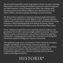 Cargar imagen en el visor de la galería, Digitally Restored and Enhanced 1880 Sioux War Party Dakota Ceremonial Dancers Photograph - Native American History Photography - Archival Print
