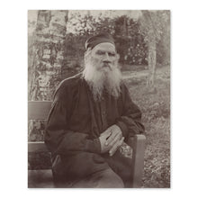 Cargar imagen en el visor de la galería, Digitally Restored and Enhanced 1897 Leo Tolstoy Photo Print - Vintage Portrait Photo of Leo Tolstoy - Lev Nikolayevich Tolstoy Wall Art Poster Photo
