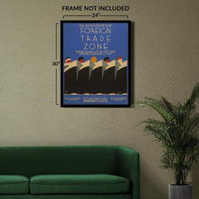 Load image into Gallery viewer, Digitally Restored and Enhanced 1937 Staten Island Foreign Trade Zone WPA Federal Art Project Poster - Depression Era Art Deco - Archival Reproduction
