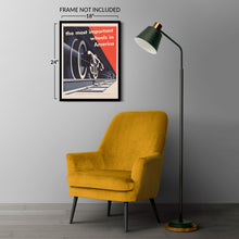 Load image into Gallery viewer, Digitally Restored and Enhanced 1952 American Railroad Modernist Poster - Vintage Mid-Century Graphic Design - Railway Transportation Art - Museum-Quality Print
