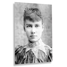 Load image into Gallery viewer, Digitally Restored and Enhanced 1890 Nellie Bly Photo Print - Vintage Portrait Photo of Journalist Elizabeth Cochrane Seaman Poster
