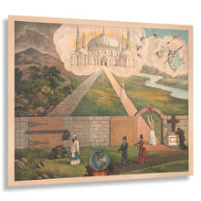 Load image into Gallery viewer, Digitally Restored and Enhanced 1889 Allegorical Pathway to Heaven Religious Art Print - Victorian Christian Salvation Art - Museum-Quality Print
