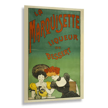 Load image into Gallery viewer, Digitally Restored and Enhanced 1903 La Marquisette Liqueur French Advertising Poster - Art Nouveau Era - Belle Epoque Art - Archival Reproduction
