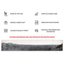 Cargar imagen en el visor de la galería, Digitally Restored and Enhanced 1908 Boulder Colorado Panoramic Photo Print - Historic Bird&#39;s Eye View Photo of Boulder Colorado Wall Art Poster

