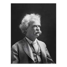 Cargar imagen en el visor de la galería, 1907 Mark Twain Photo Print - Vintage Portrait Photo of Mark Twain The Father of American Literature - Mark Twain Poster
