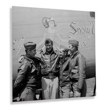 Load image into Gallery viewer, Digitally Restored and Enhanced 1943 B-24 Bomber Snow White Photo Print - Vintage Photo of B 24 Bomber Snow White of US Army 9th Air Force Poster Wall Art
